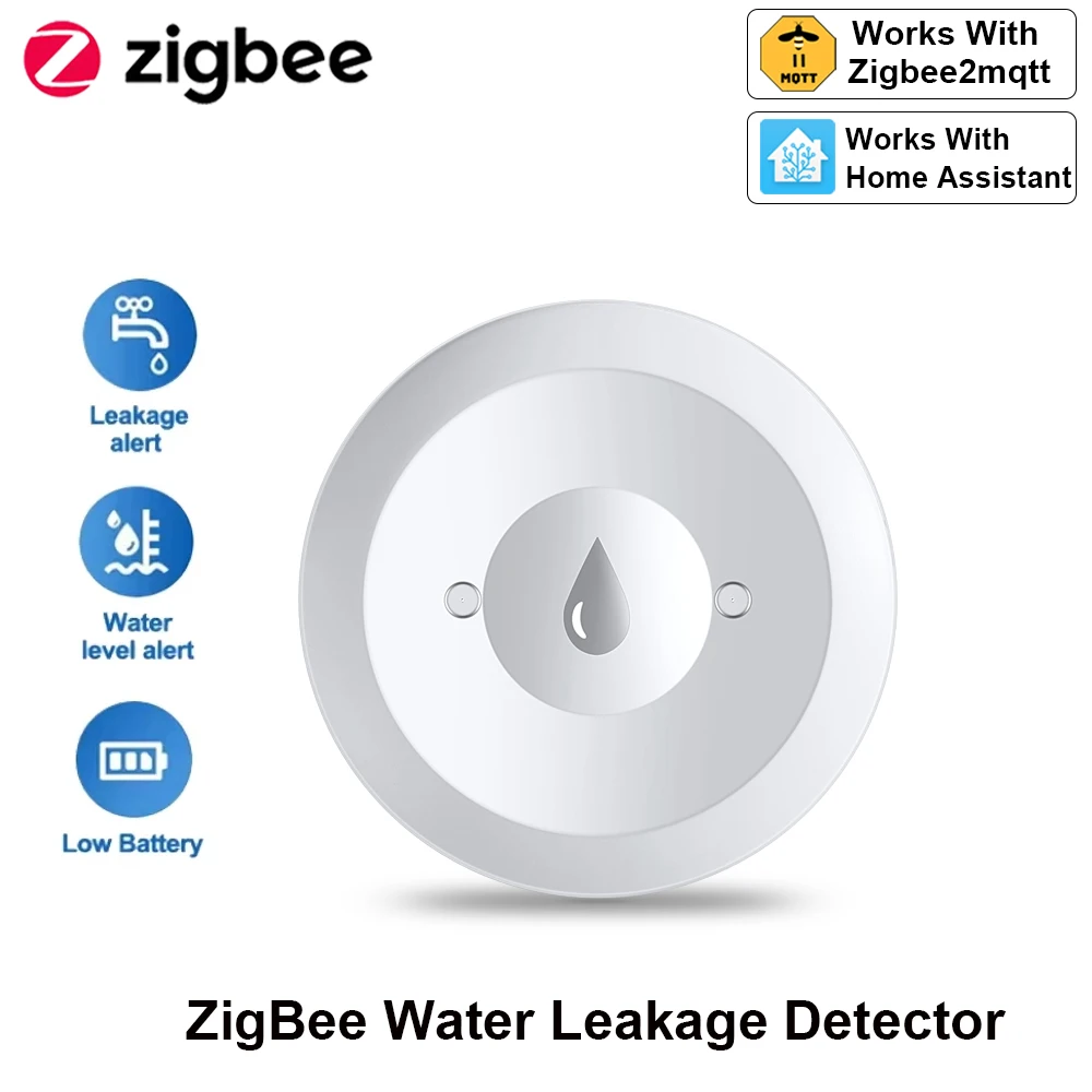Kitchen Appliances Video - Датчик воды Zigbee, детектор утечки наводнения,