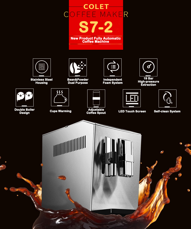 Новинка: Кофемашина S7-2 с кор – обзор и цена Coffee Maker