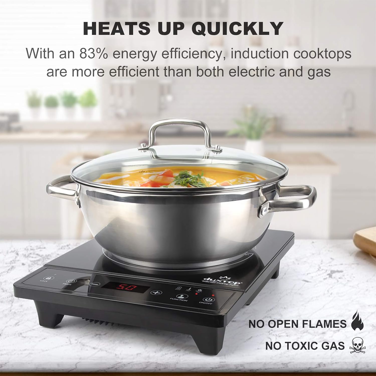 Портативная индукционная плита – обзор и цена Induction Cooktop Portable